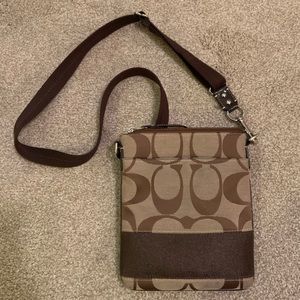 Coach Crossbody Canvas Bag